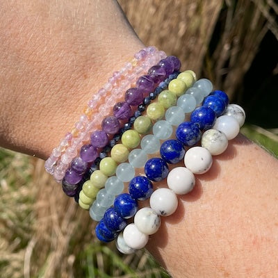 ♎︎ LIBRA Zodiac | Stackable Crystal Bracelets